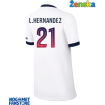 Paris Saint-Germain Lucas Hernandez #21 Gostujuci Dres za Ženska 2026-27 Kratak Rukav